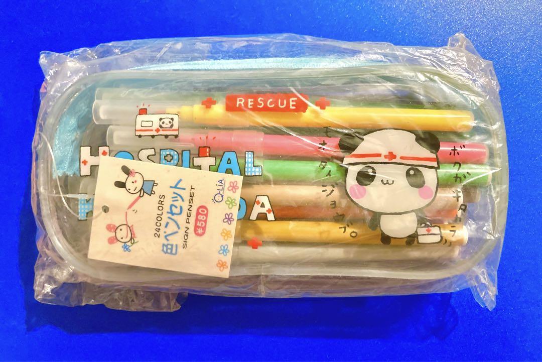 こぱむだ　筆箱　ペンケース　カラーペン　セット