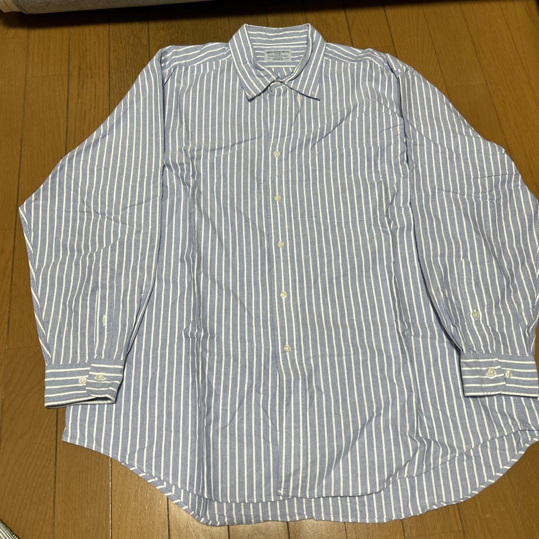 ストライプシャツ　90s 古着　長袖シャツ