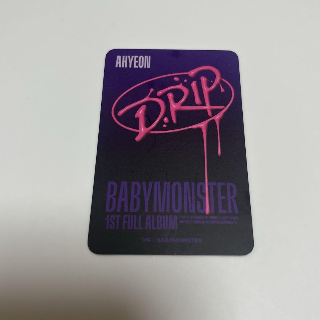 BABYMONSTER ベビモン アヒョン DRIP サノク トレカ