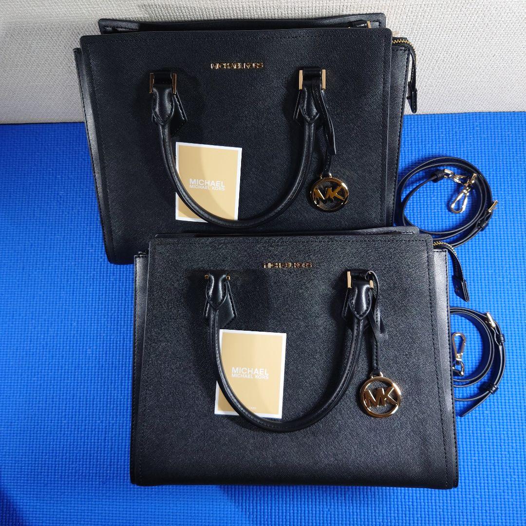 MICHAEL KORS ブラック トート2wayバッグ 2点おまとめ品
