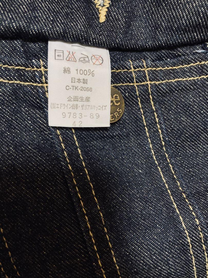 旧リアルマッコイズ×リー  デニムジャケットLee101-J size42 美品