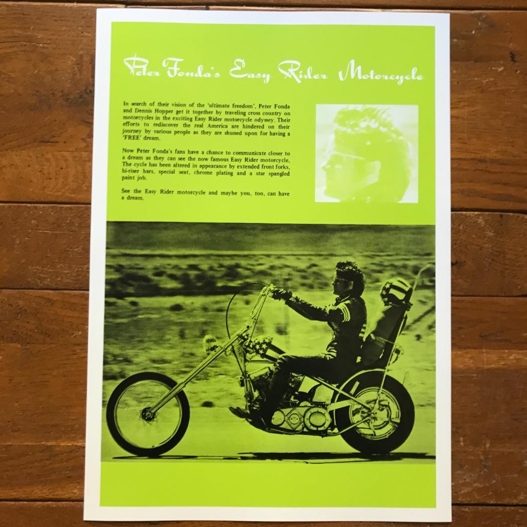 EASY RIDER 映画ポスター 1971年 ポスター☆イージー・ライダー（Easy Rider）1971年 イギリス