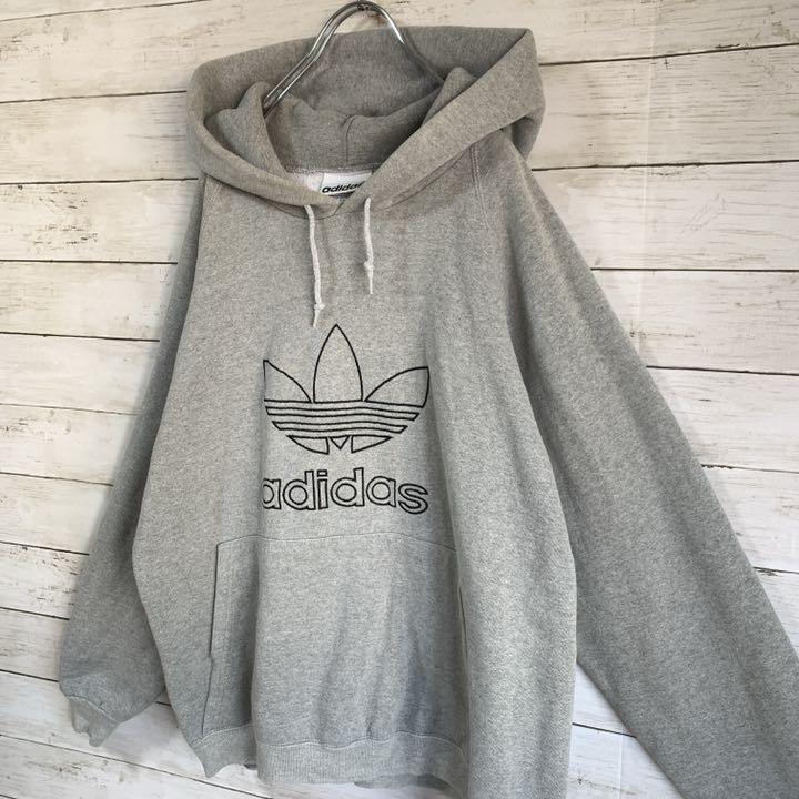 人気最新作✬ USA製 アディダス パーカー 90s HkZDC-m87295887906 肉厚 adidas 新品正規品