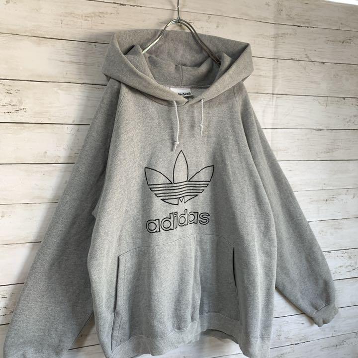 人気最新作✬ USA製 アディダス パーカー 90s HkZDC-m87295887906 肉厚 adidas 新品正規品