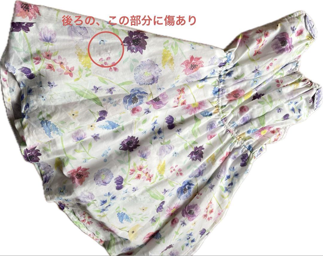 ANNA SUI Mini 花柄ノースリーブワンピース Mサイズ（120