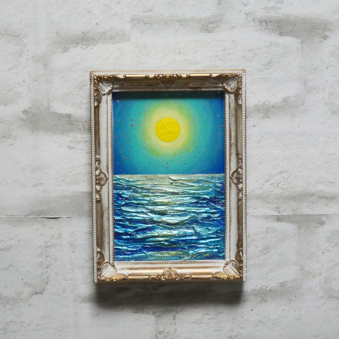 油絵 絵画 『 海 』風景画 p50号