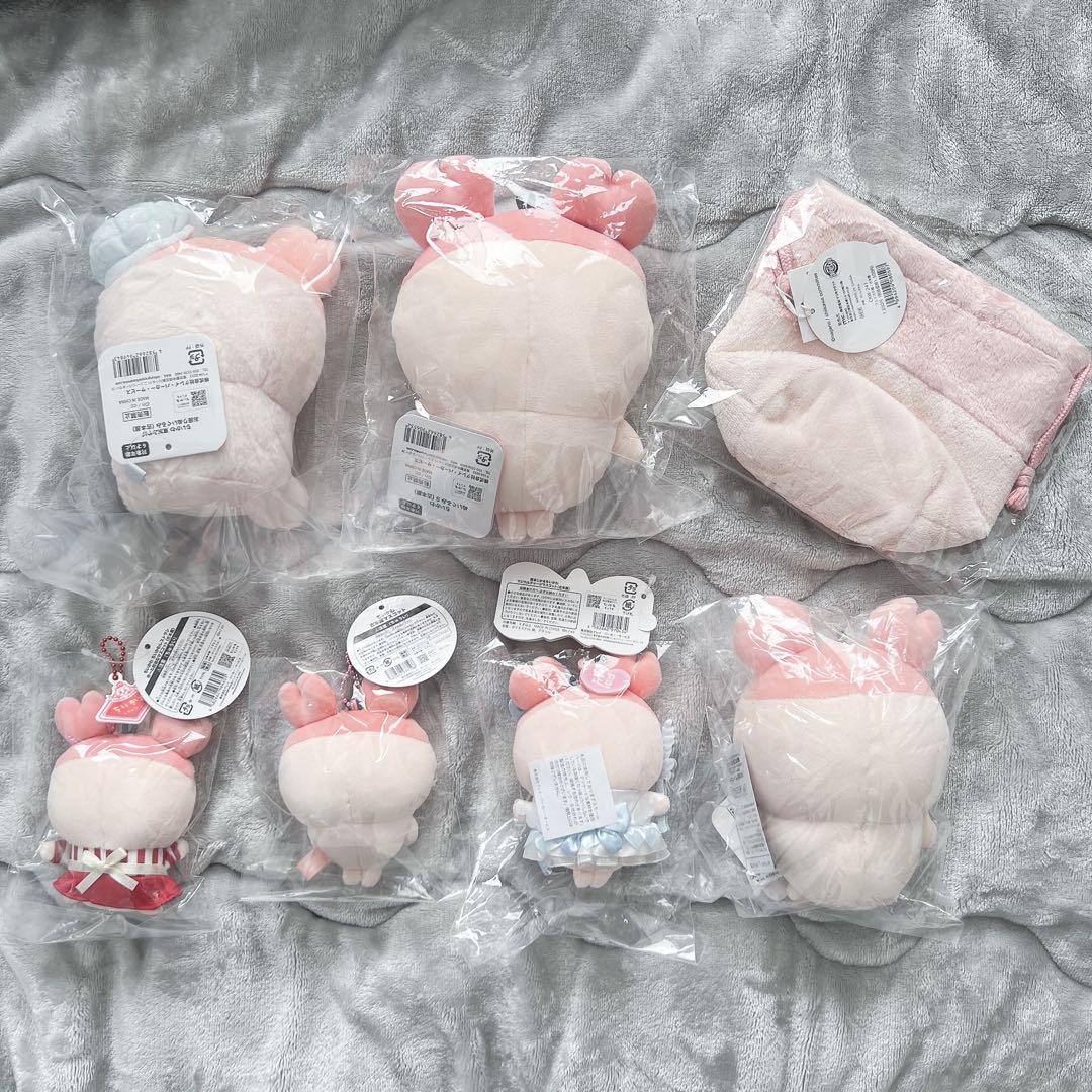 ちいかわ 古本屋 カニちゃん マスコット ぬいぐるみ 巾着 まとめ売り