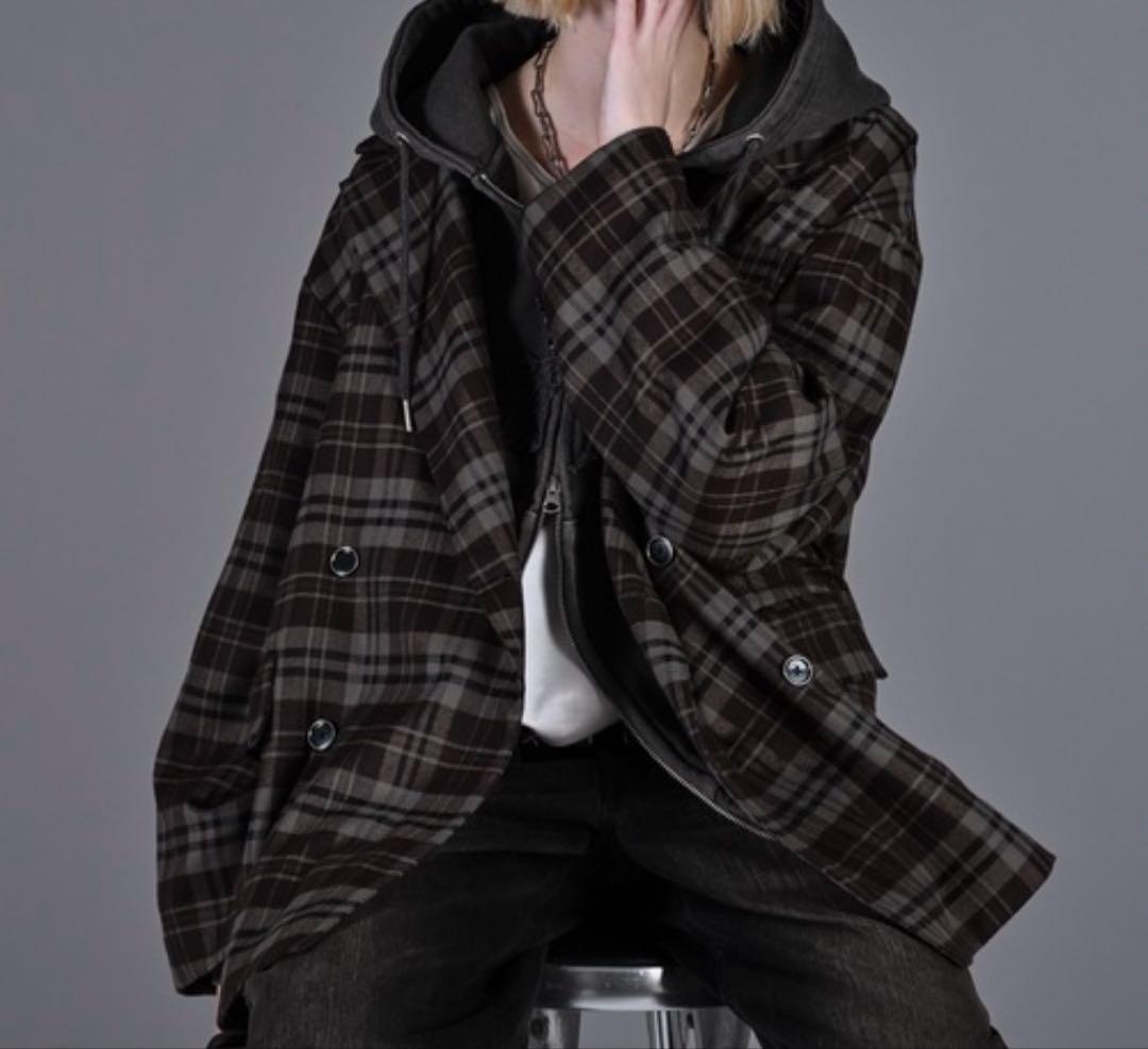 ADRER セットアップ　L ブラウンチェック