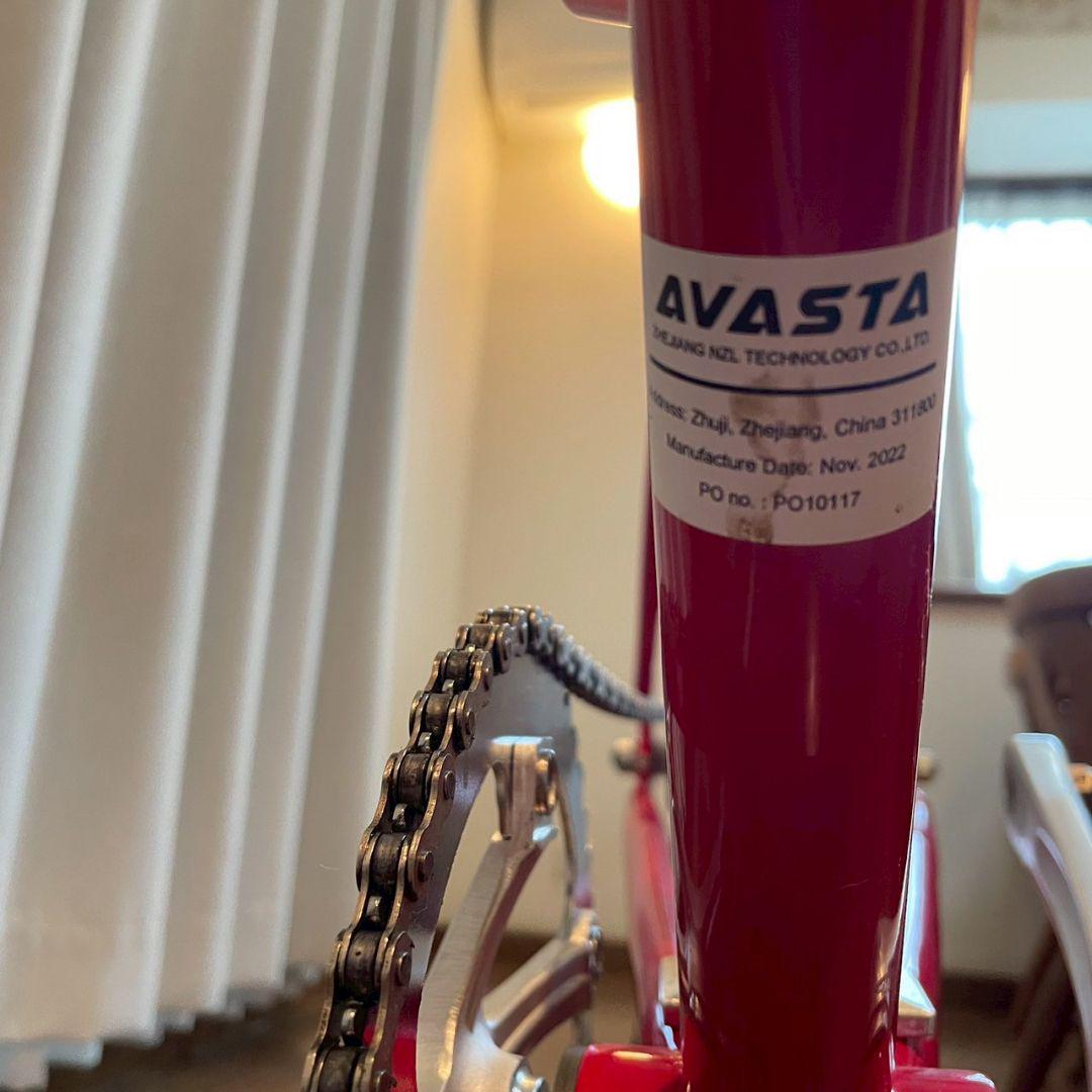 引取り限定 AVASTA ピストバイク 固定ギア アルミハンドル 自転車本体