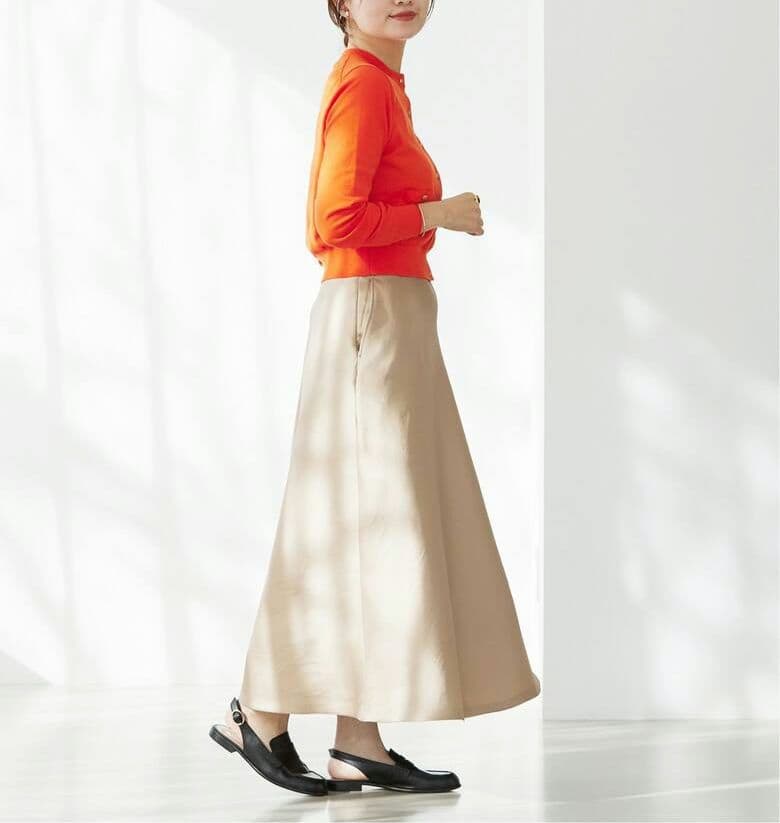 【新品タグ付き】IENA シルク混ツイルフレアスカート 36 【新品タグ付き】IENA シルク混ツイルフレアスカート 36