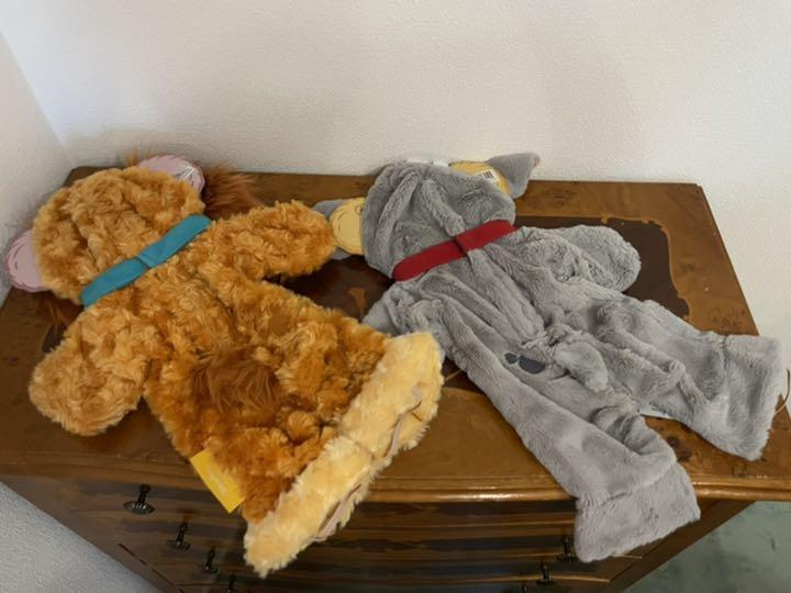 入園入学祝い わんわん物語レディ＆トランプ コスチューム＋ダッフィ ぬいぐるみ