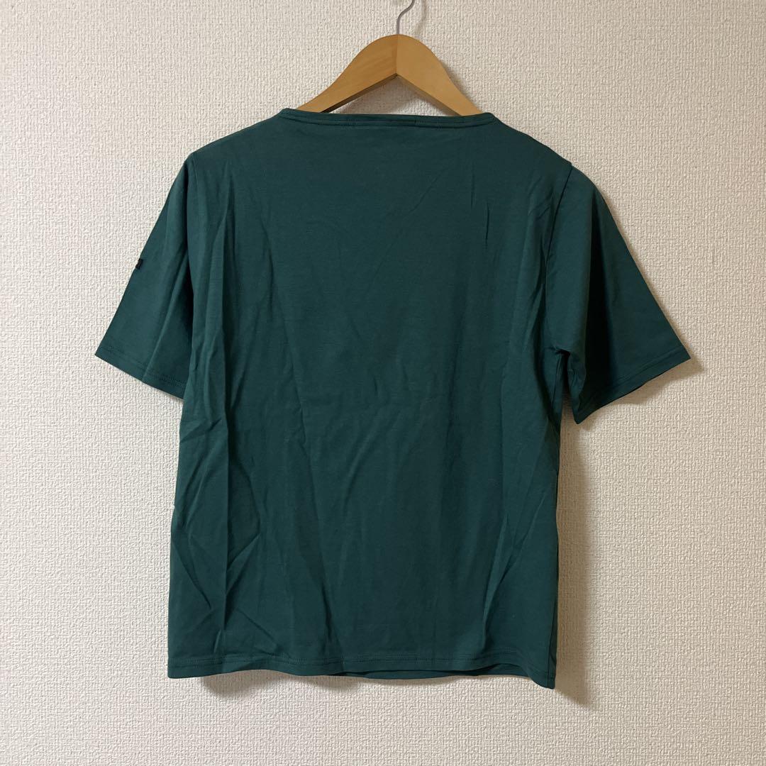 SAINT JAMES グリーン Tシャツ 半袖　セントジェームス