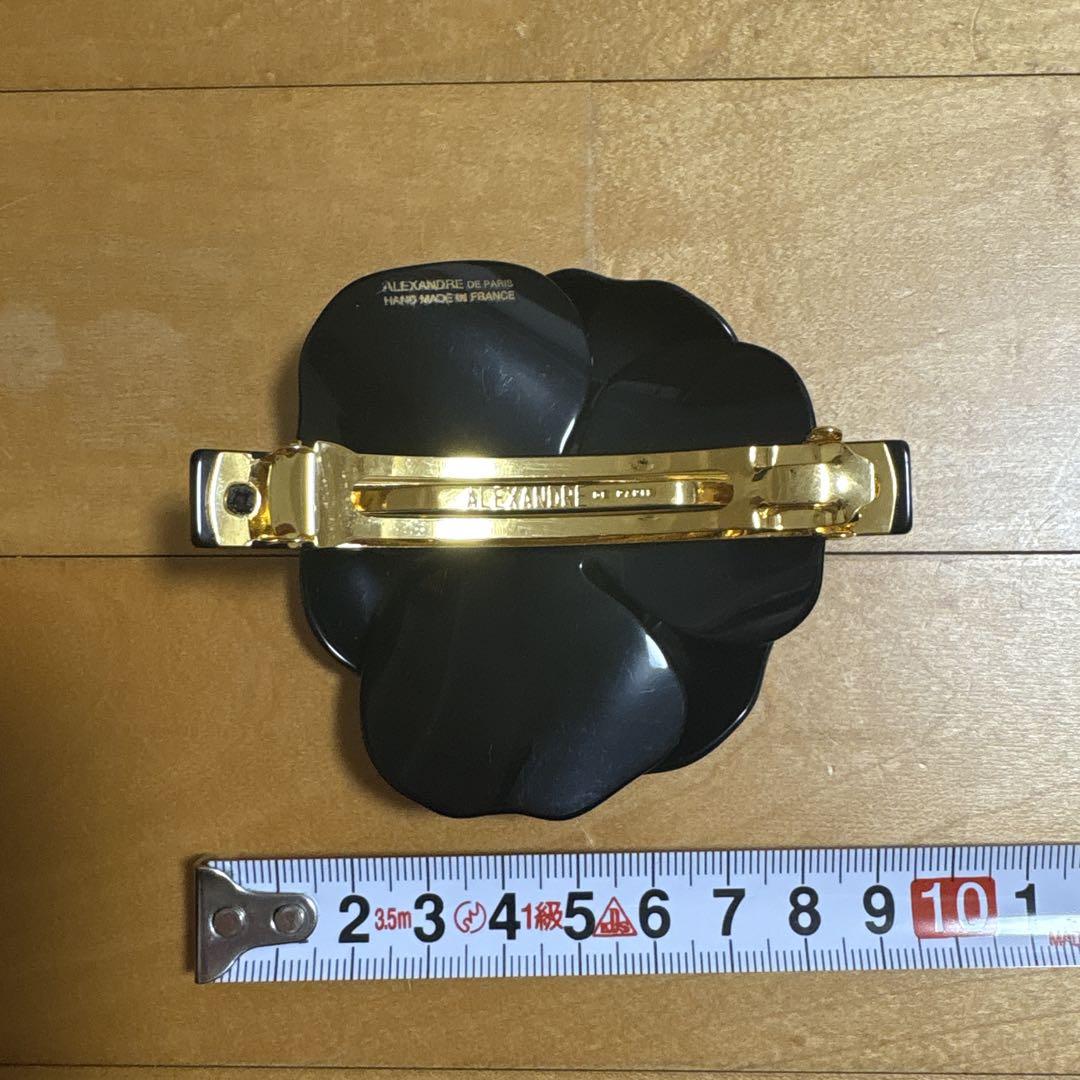 アレクサンドルドゥパリ　カメリアバレッタ　ベージュ バレッタ (8 cm)｜ALEXANDRE DE PARIS（アレクサンドル ドゥ パリ）