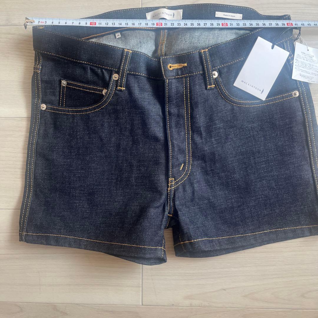 Macintosh 日本製 ダークデニム ショートパンツM・Mackintosh