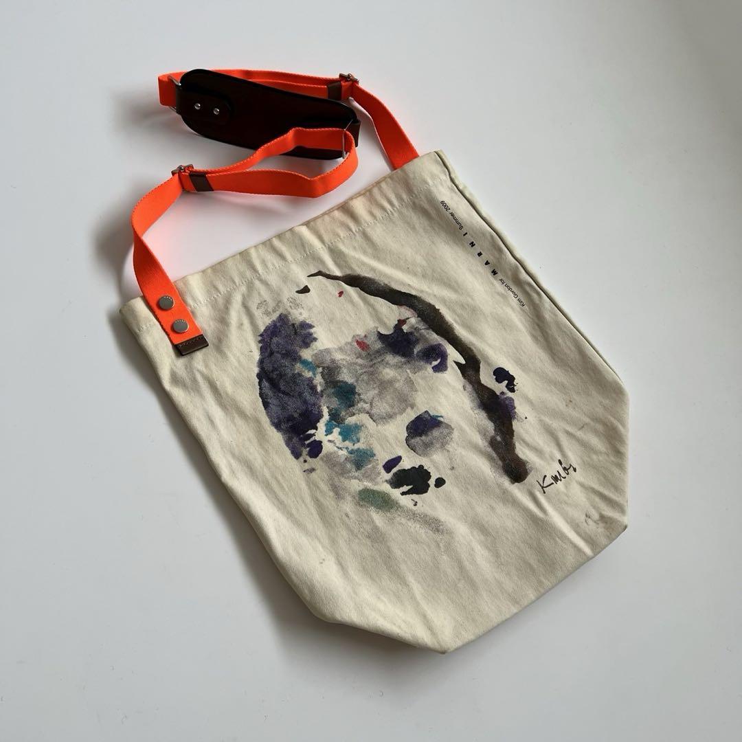 バッグ MARNI 09SS KimGordon CANVAS SHOULDER BAG