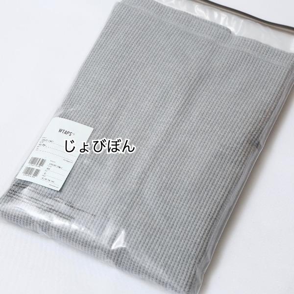 トップス WTAPS WAFFLE 01 LS COTTON SIGN SH GRAY