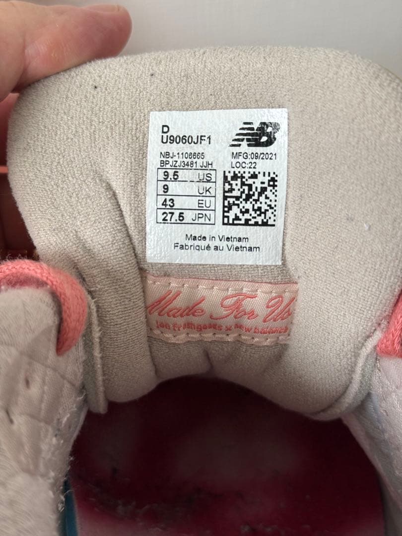 New Balance 9060×Joe Freshgoods 27.5cm