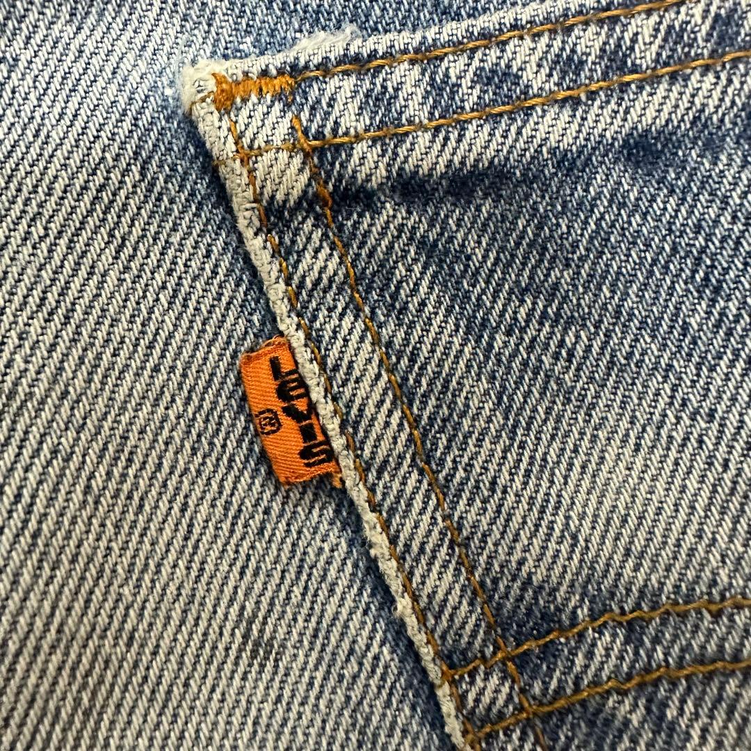 アクネ風　USA製　Levi's 517 オレンジタブ　ブーツカットデニム