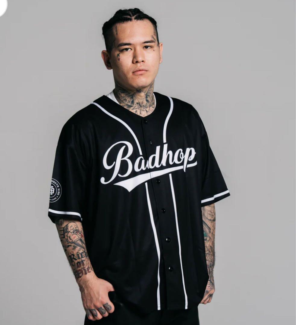 BADHOP BH BASEBALL SHIRT BLACK_画像1