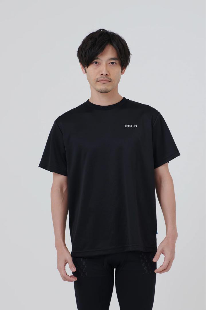正規品保証！リライブシャツα　リカバリーウェア　m ブラック