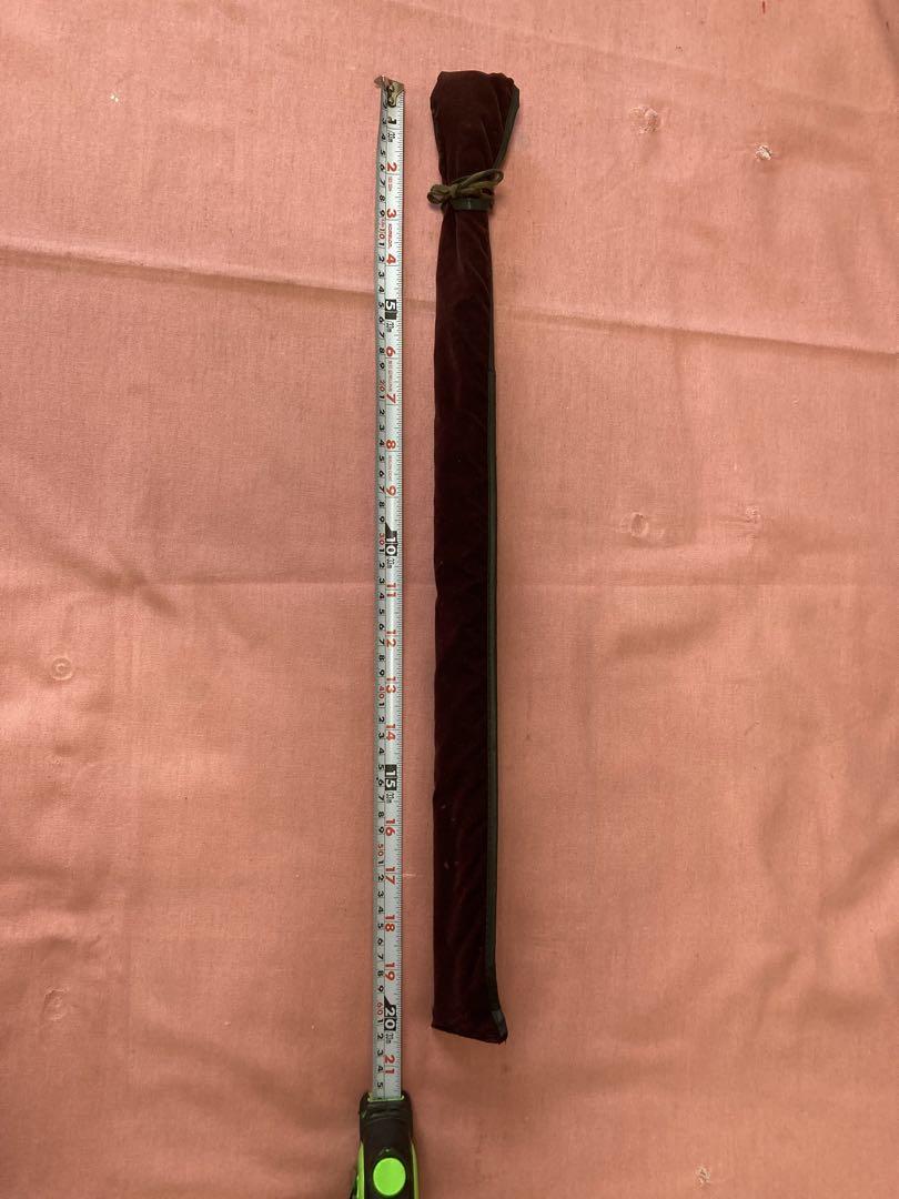 携行に便利な6本継（約60cm）ヘラブナ竿 11.3尺 竹製 収納袋付