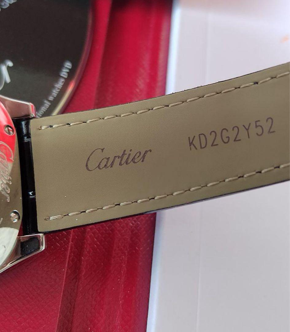 NaO。CARTIER 自動巻き 腕時計 ブラック