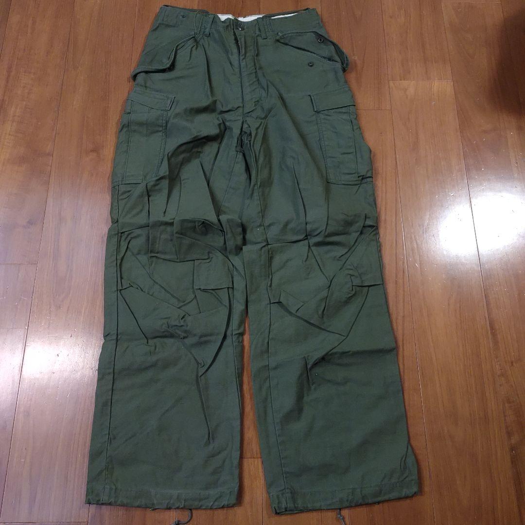 M65 フィールドパンツ　アメリカ軍 ビンテージ　初期型アルミジップ　M-65