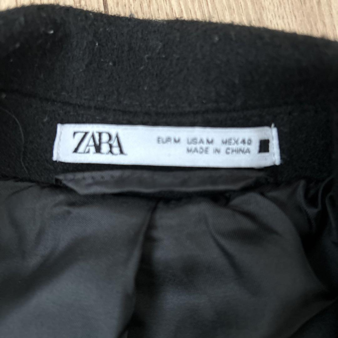 ZARA ブラック チェスターコート Mサイズ