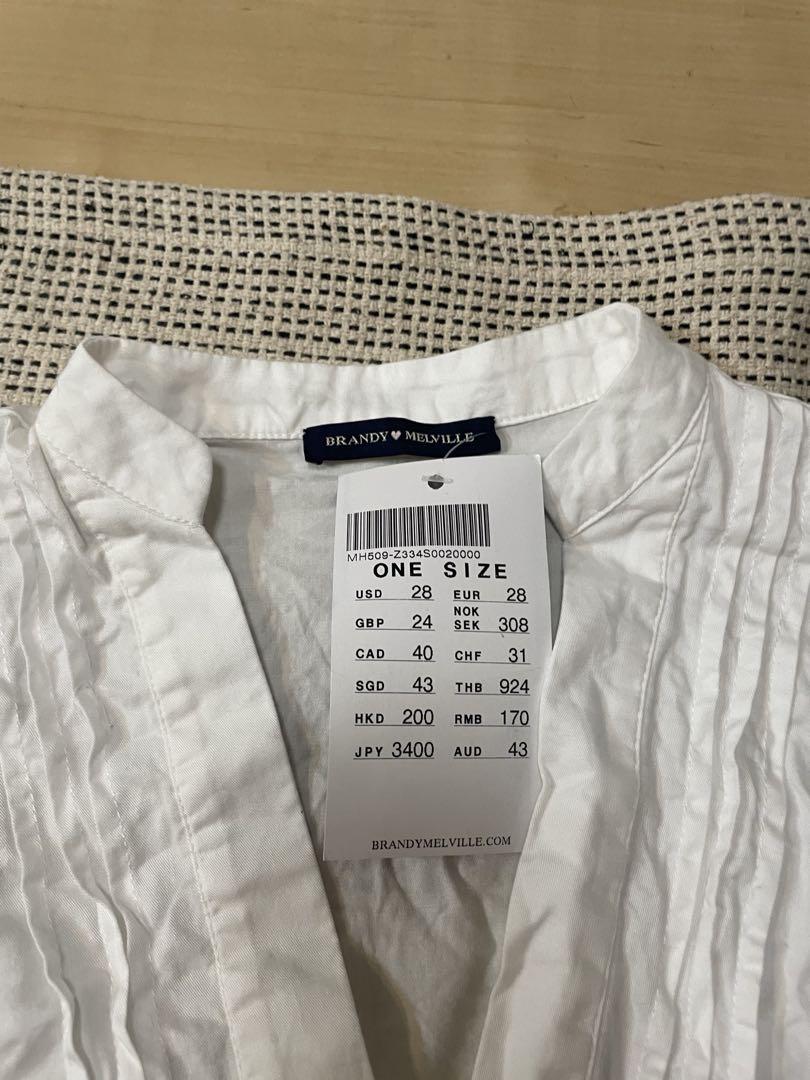Brandy Melville: ホワイト 襟付き ミニワンピース まとめ購入場20% off」 Brandy Melville ミニワンピース - メルカリ