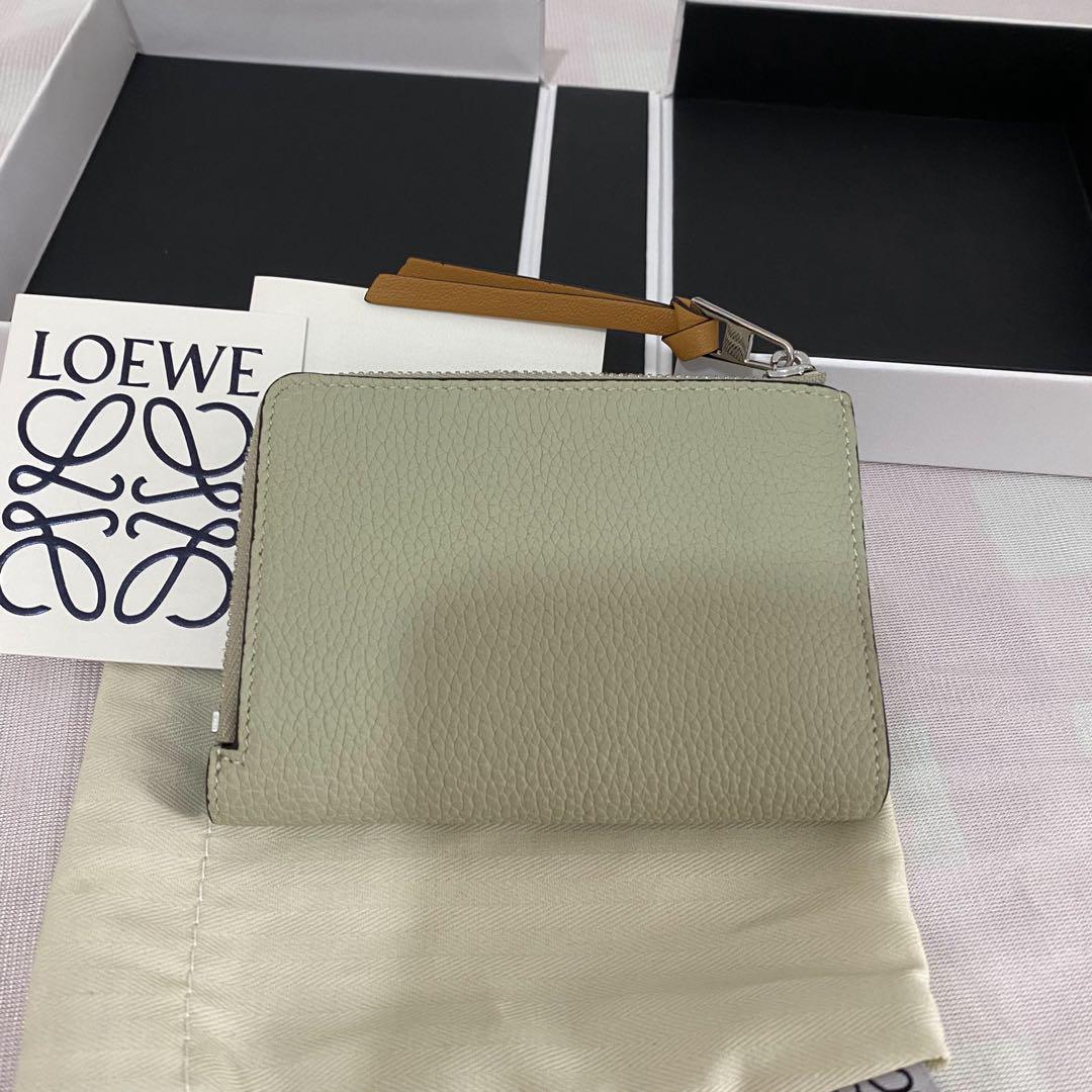 【関税込】◆LOEWE ロエベ◆コンパクト ジップ 折りたたみ財布 ロエベ】コンパクト ジップ ウォレット カーフスキン (LOEWE