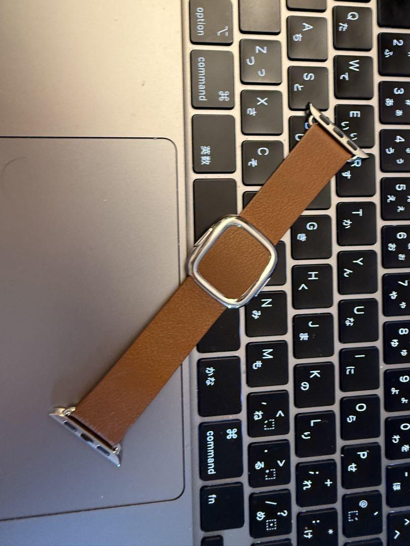 apple watch モダンバックル　純正品廃盤　アンバル　ブラウン　41