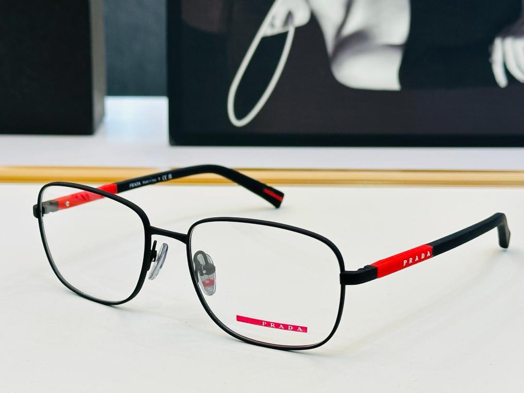 PRADA スクエアフレーム メガネ小物