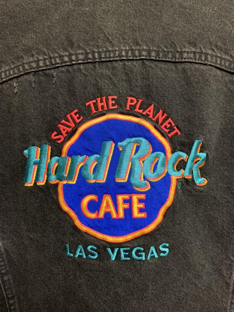 Lee × Hard Rock Cafe ブラックデニムジャケット