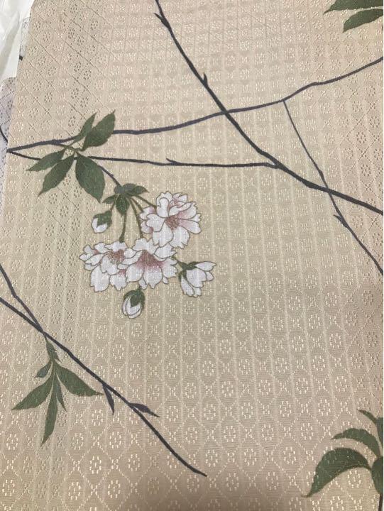 友禅作家「千地泰弘」小紋　袷正絹着物