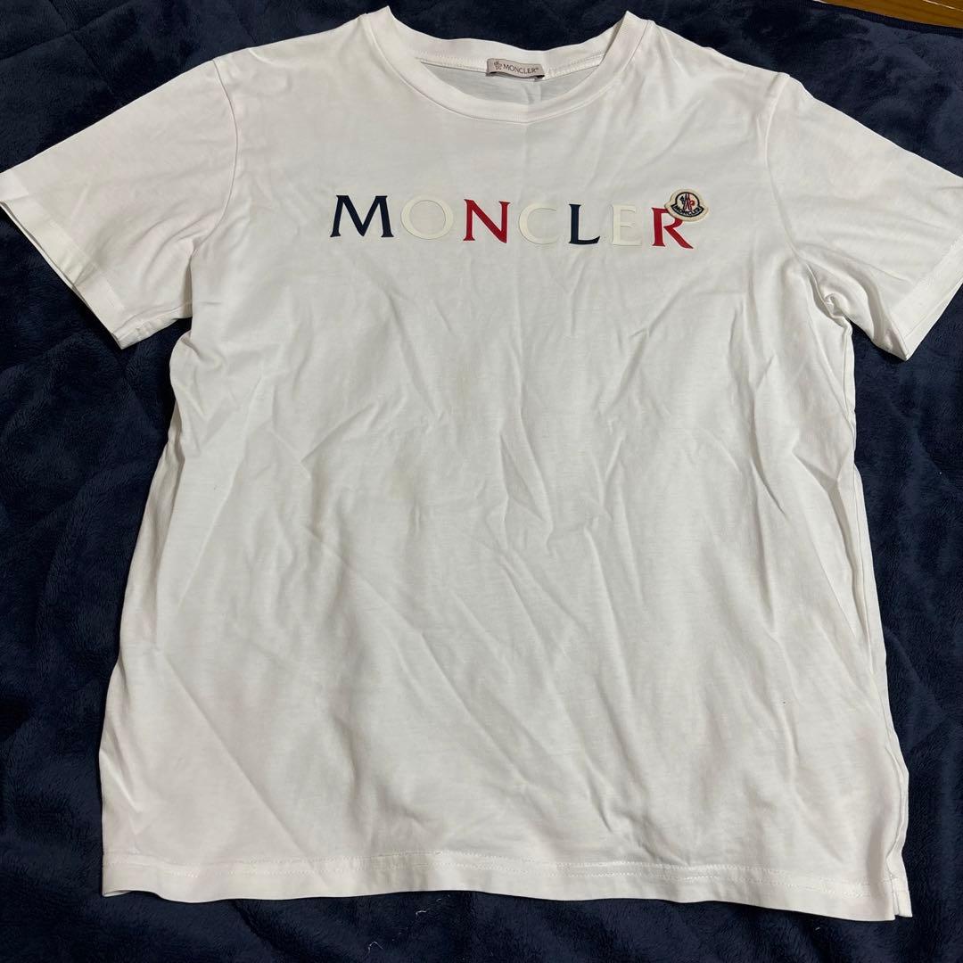 MONCLER ホワイト Tシャツ