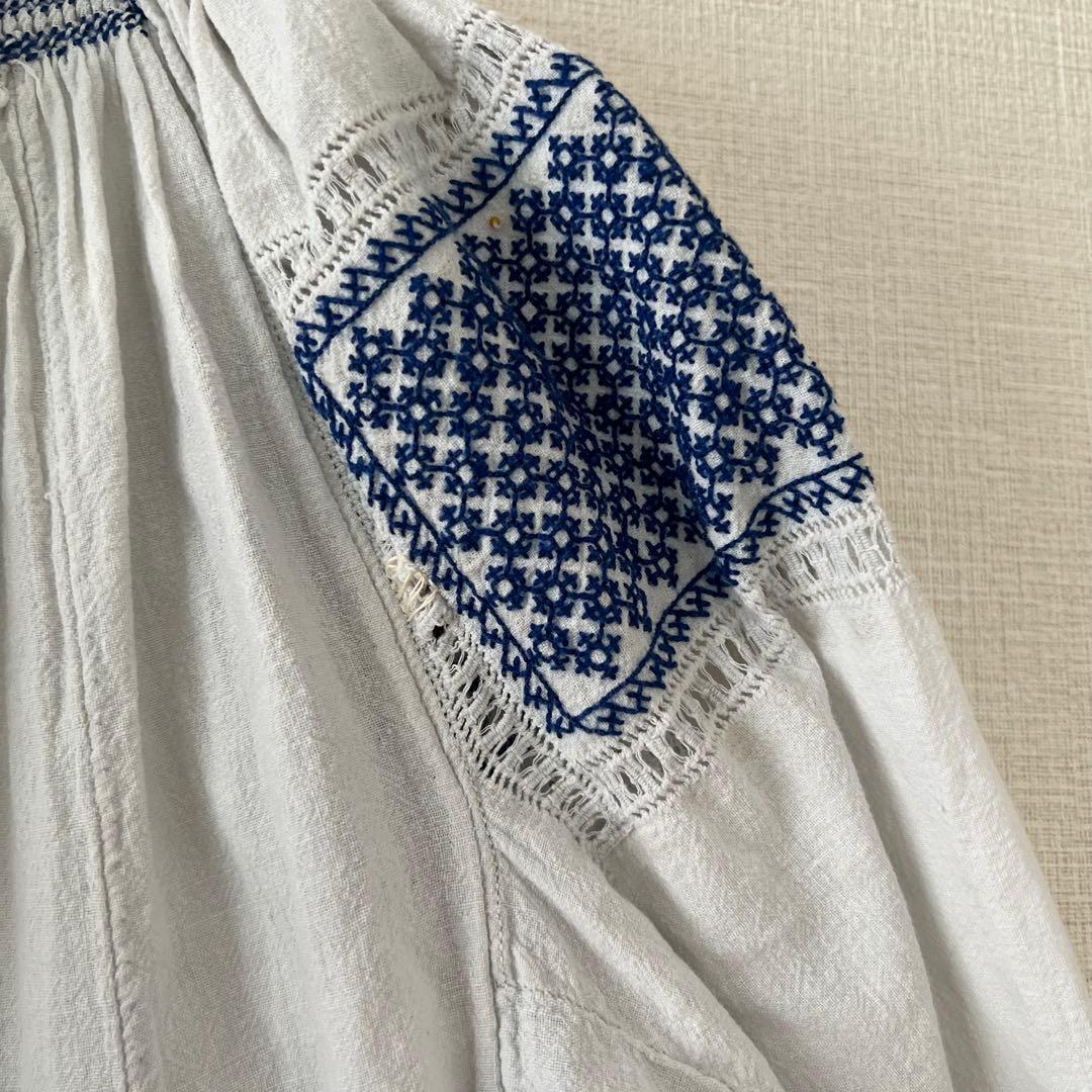 ルーマニア刺繍ブラウス ビンテージスモック ルーマニア刺繍ブラウス ビンテージスモック