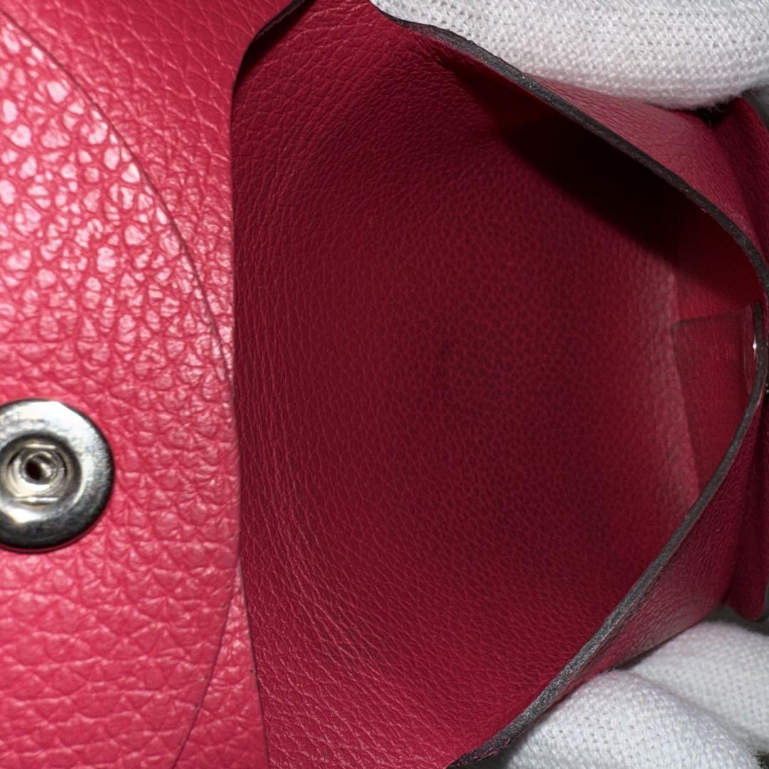 HERMES エルメス フランボワーズ エバーカラー バスティア コインケース HERMES エルメス フランボワーズ エバーカラー バスティア