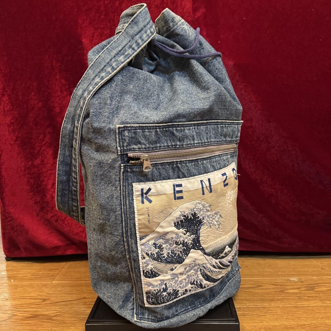 KENZO JEANS /ケンゾージーンズ】90's・葛飾北斎タグ
