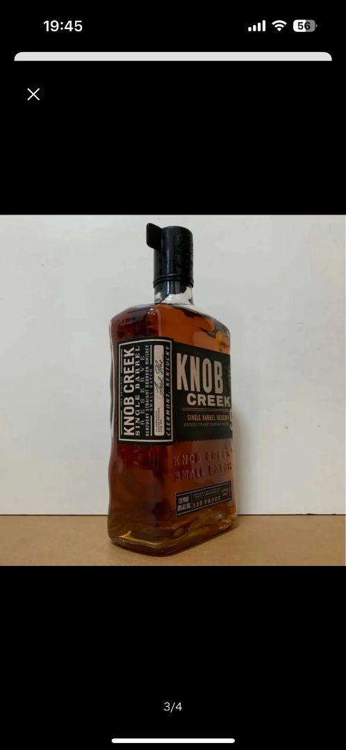 ノブクリーク 9年 シングルバレル リザーブ 60% 750ml   終売品