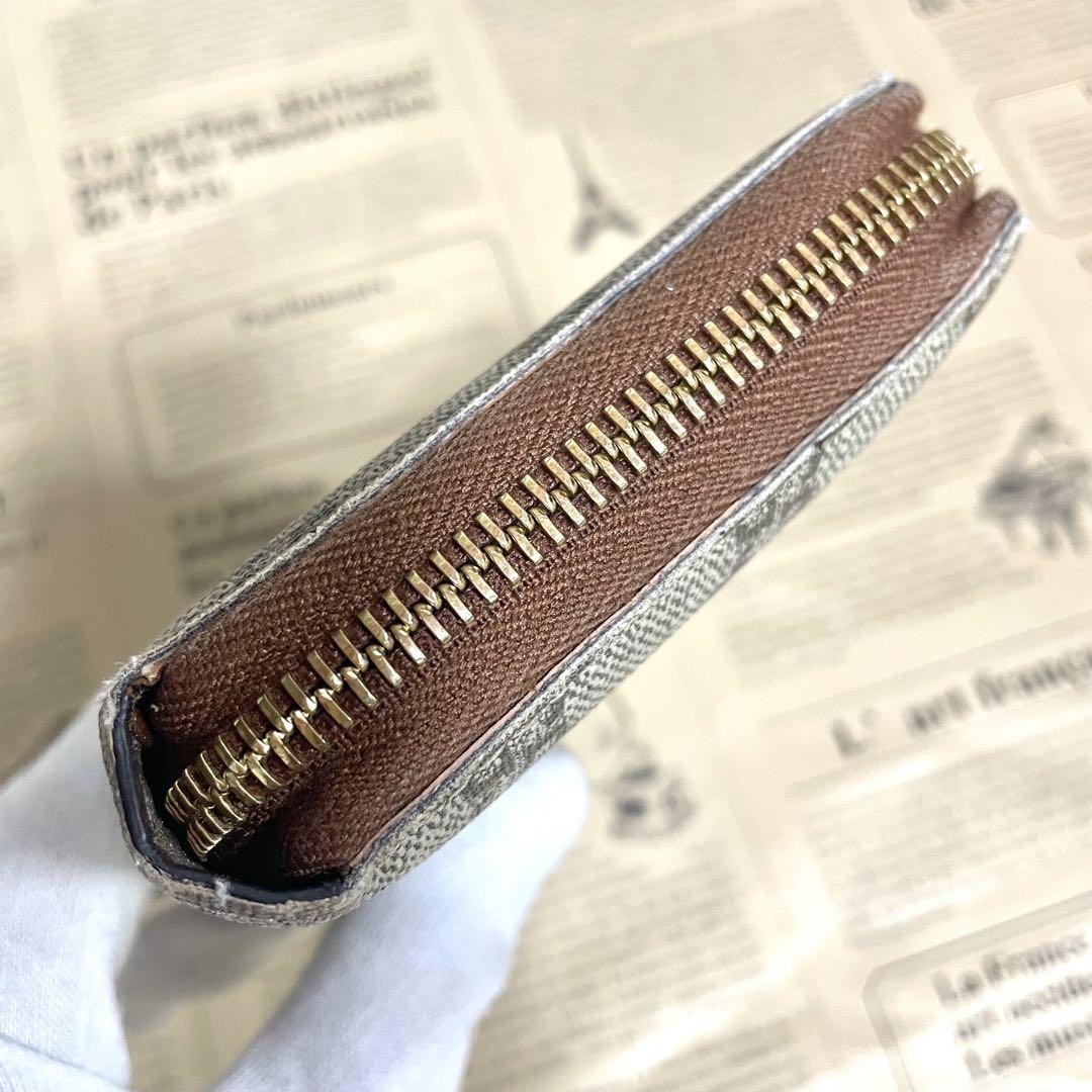 グッチ 長財布 GG キャンバス ラウンドジップ GUCCI レディース財布