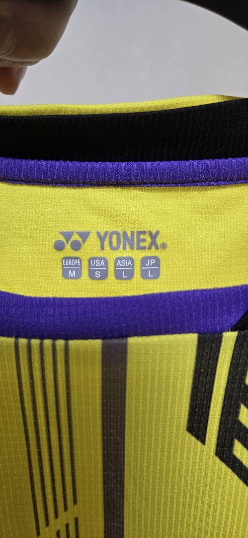 YONEX　ゲームシャツ　シャインイエロー　L