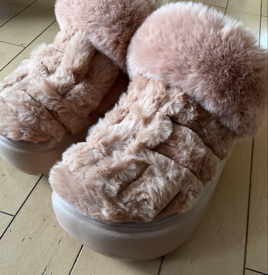 crocs クロックス ピンク ベージュ 208938-2CC サイズM6W8