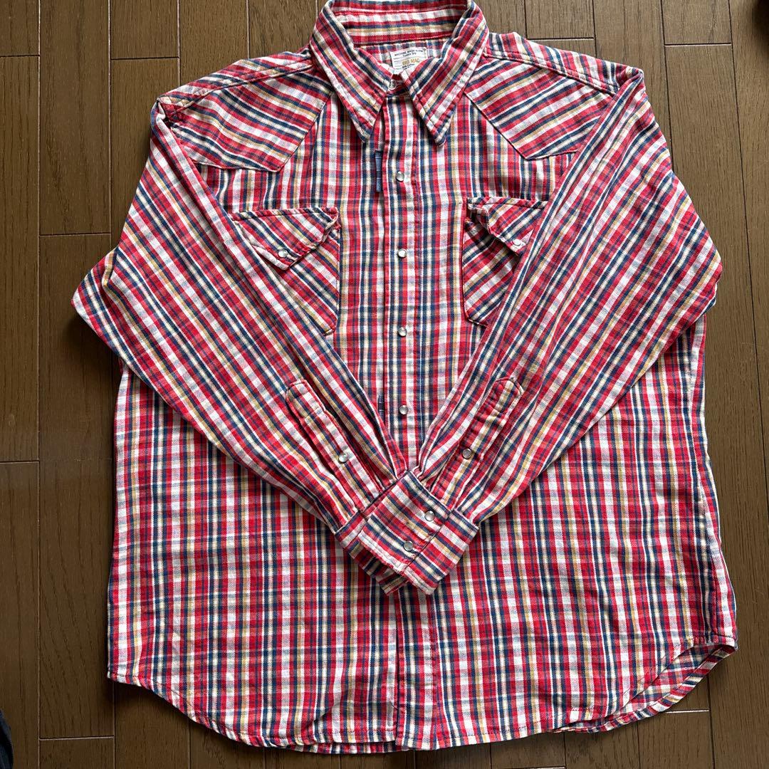 70s BIG MAC チェック ウェスタンシャツ USAL BIG MAC