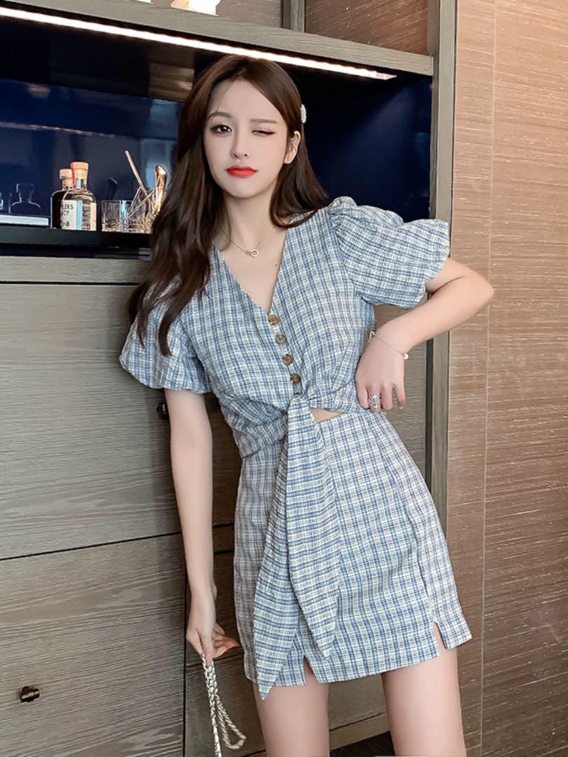 お洒落チェック柄セットアップ✨ミニスカートで春夏デートも完璧に♡