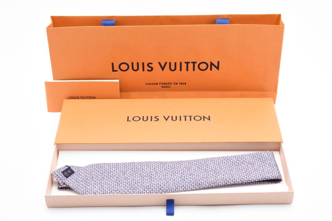 LOUIS VUITTON 幾何学模様 ネクタイ