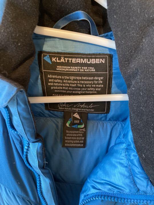 クレッタルムーセン KLATTERMUSEN bore ダウンベスト