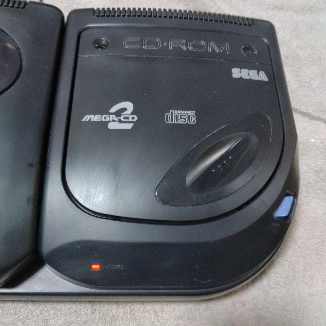 動作確認しましたメガドライブ2本体とメガCD2セット 動作確認しましたメガドライブ2本体とメガCD2セット