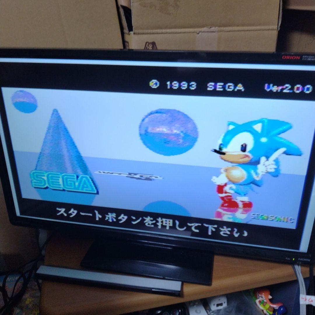 動作確認しましたメガドライブ2本体とメガCD2セット 動作確認しましたメガドライブ2本体とメガCD2セット