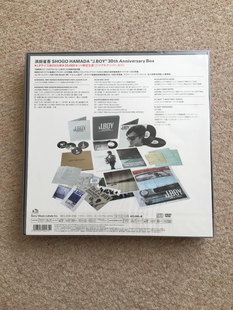 浜田省吾 ”J.BOY”30th Anniversary Box】 浜田省吾 ”J.BOY”30th Anniversary Box】