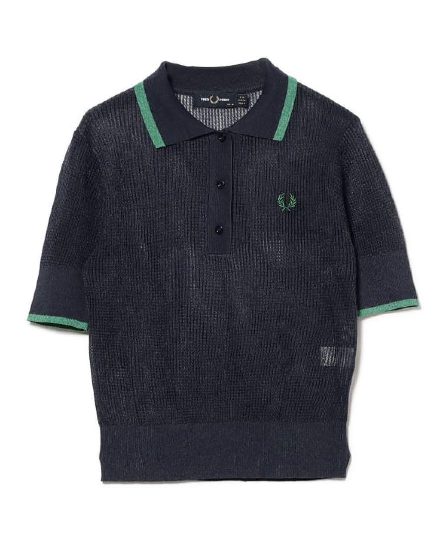 Ray BEAMS FRED PERRY / RIB KNITTED SHIRT